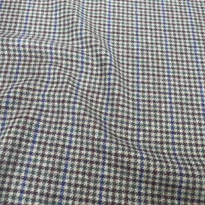Vintage Irish Tweed From Co.Mayo Green+Burgundy