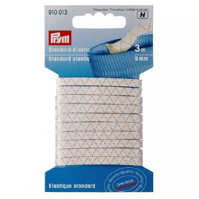 Carded elastic 5mm 3m