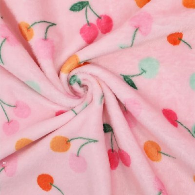 Printed Polar Fleece Cherry Blossom Dreams