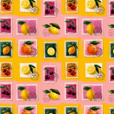 Cotton Lemon Stamps