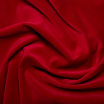 Cotton Velvet Red