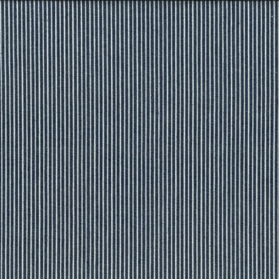Washed Denim Stripe 100% Cotton Dark
