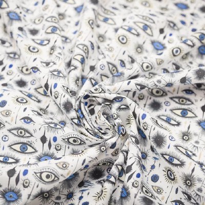 Polycotton Evil Eye
