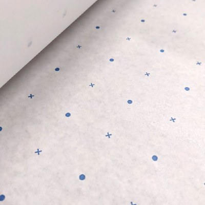 Dot and cross pattern paper