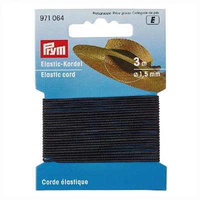 Carded Elastic 1.5mm 3m