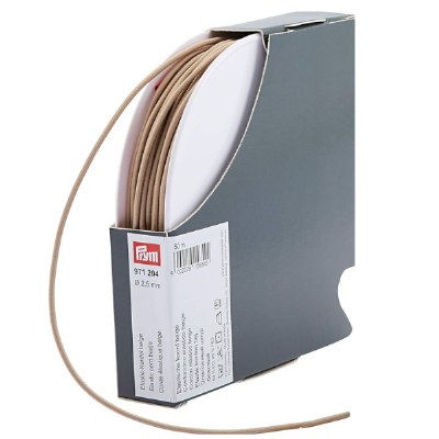 Elastic Round Cord Beige