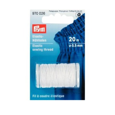 Prym Elastic Thread 20m White*