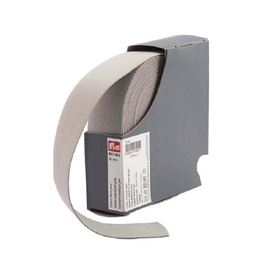 Elastic waistband 38mm grey