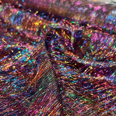 Eyelash Fabric Multi 112cm