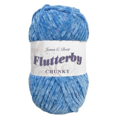 Flutterby Chunky 100g Capri Blue
