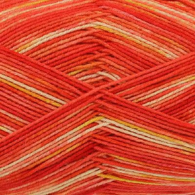 Footsie 4ply Tomato