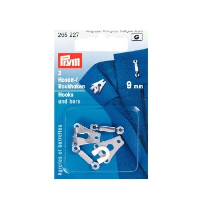 Hooks and Bars 9mm Silverver