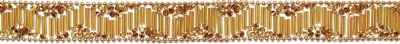 Iron On Beaded Trim 30 Gold