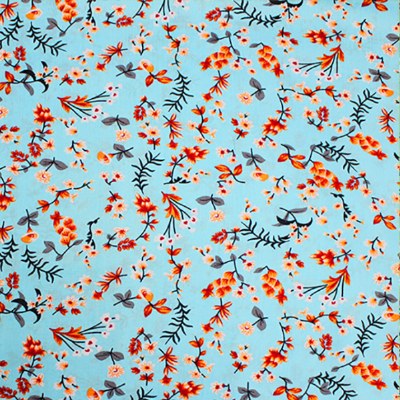Leafy Floral Viscose 145cm