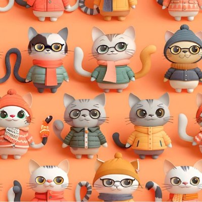 Little Johnny 3D Cats