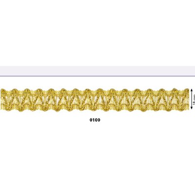 Metal Trimming 18mm Gold