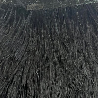 Ostrich Feather Black