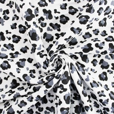 Panther Printed Double Gauze