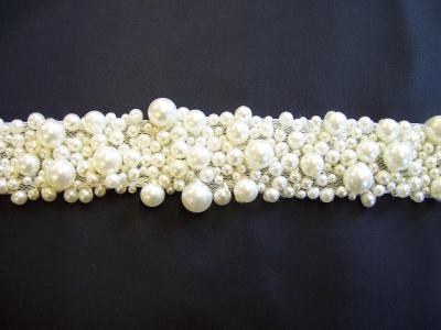 Pearl trim multi size 3cm