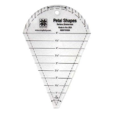 Petal shape template E21