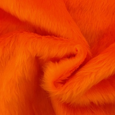 Plain Fun Fur Flow Orange