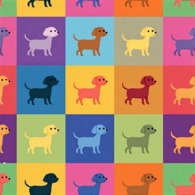 PolyCotton Pop Puppy Art