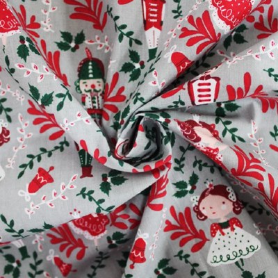 Christmas Nutcracker Silver Background