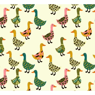 LJ Polycotton Wild Flock