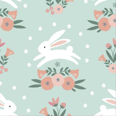 Craft Cotton Spring bunny bunny hop