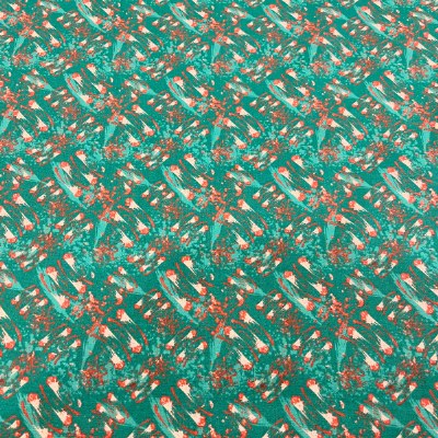 Craft Cotton Turquoise Bloom