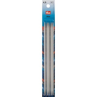 Prym Double Ended Knit Needles 20cm 4.5mm