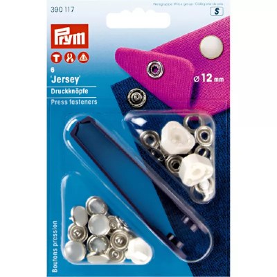 Prym Jersey pearl poppa 12mm