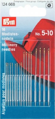 Prym millinery needles .5 10