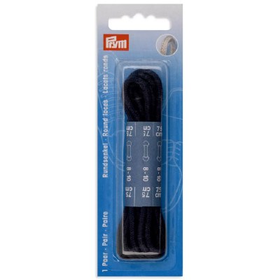 Prym Shoe laces 75cm Navy