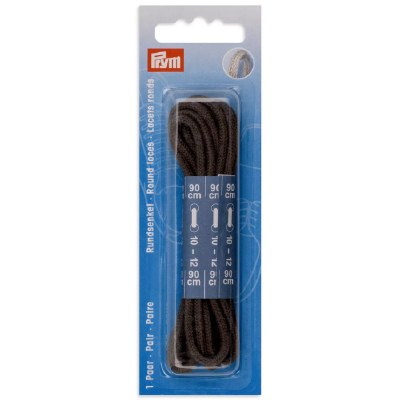 Prym Shoe laces 90cm Black