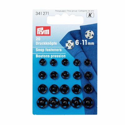 Prym Snap Fasteners 6 11mm