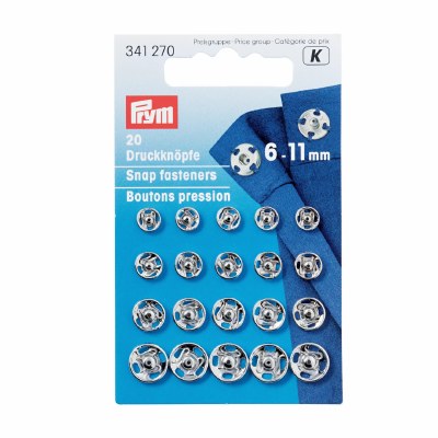 Prym Snap Fasteners 6 11mm