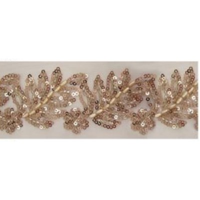 Sequin Trimming Rose Gold