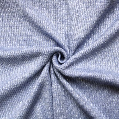 Silver Lurex Knit Lilac 155cm