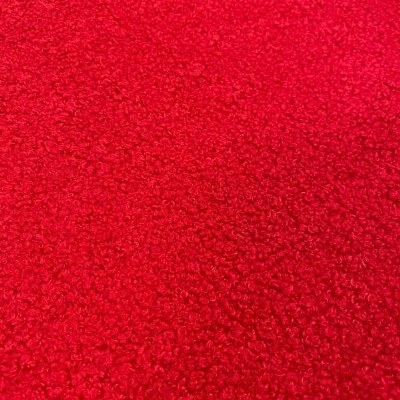 Teddy Fabric 63" Red