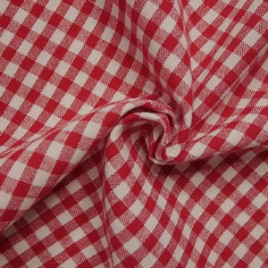 1/4'' Cotton Gingham Red
