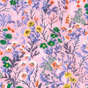 100% Cotton Pink Floral