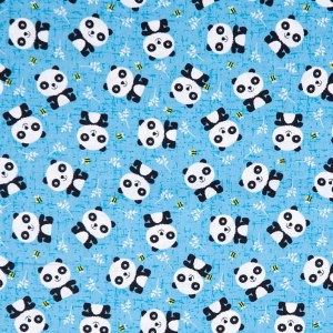 100% Cotton Prints Buzzy Panda