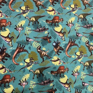 100% Cotton Prints Dinosaurs