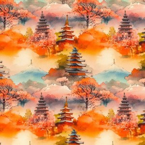 100% Cotton Temple Coral