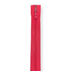 7" Closed End Nylon Zip Pink