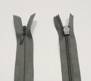 24" Invisible Zips no.3 Grey