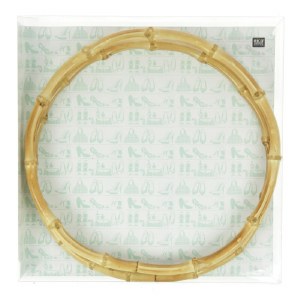 Bag Handles Bamboo Round 22cm