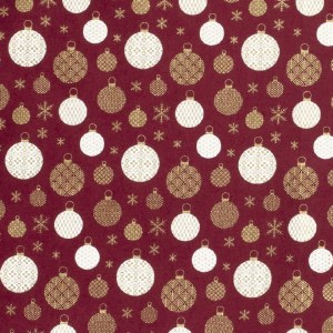 Balling Matellic Christmas Poplin 144cm