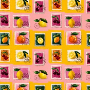 Cotton Lemon Stamps